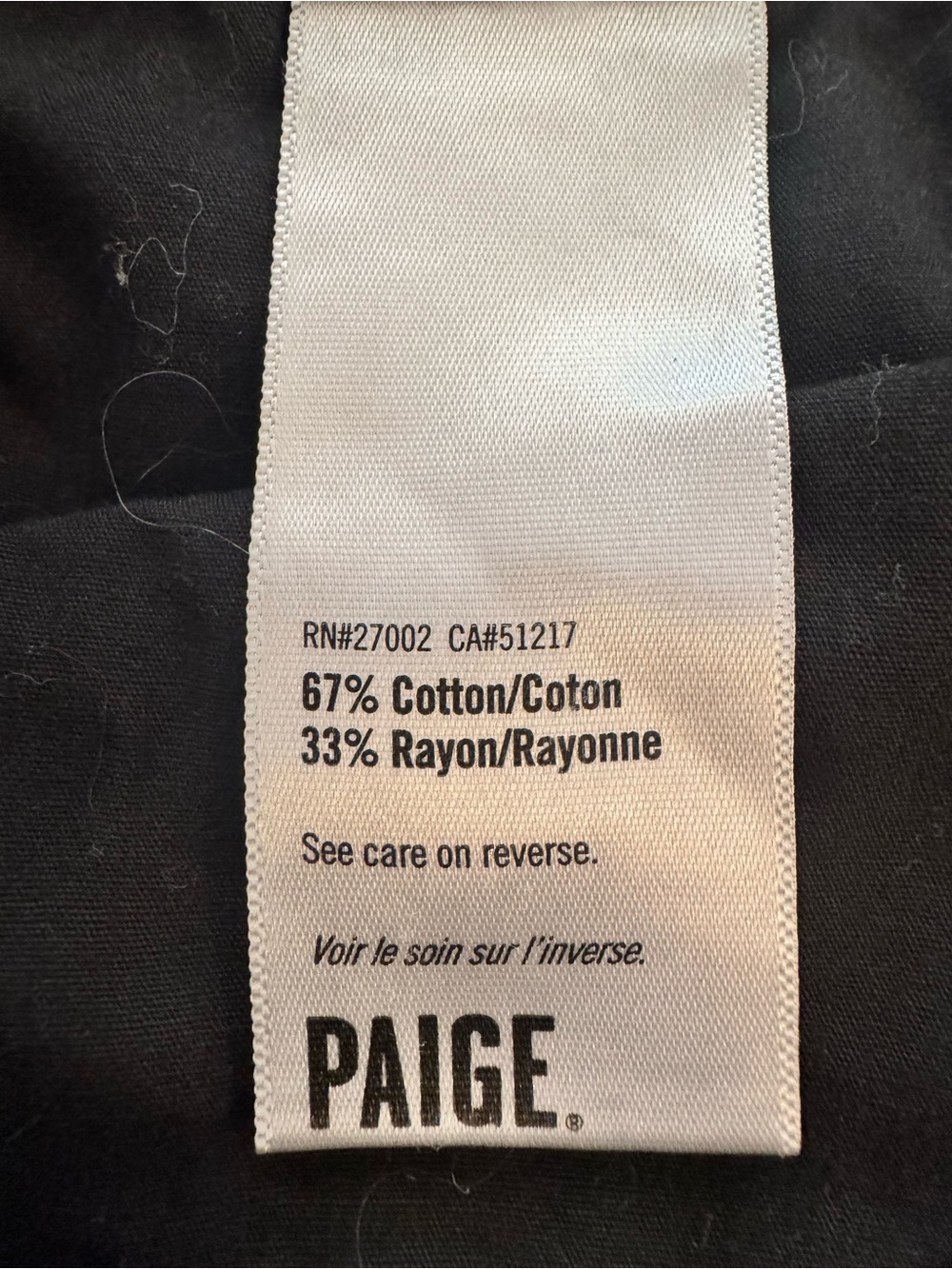 PAIGE Black Lace-Up Denim Shorts - Picture 7 of 9